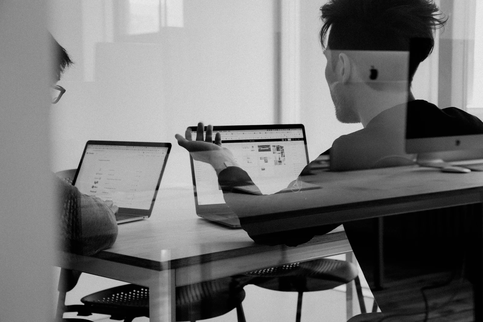 Stock photograph of a professional working on a laptop
